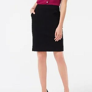 J.Crew "The Pencil Skirt" Womens Black Skirt